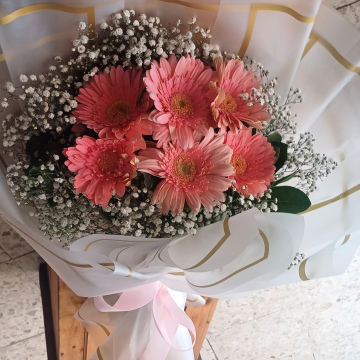 GERBERA EMPAPELADA